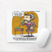 Rick London Funny Alexander Bell Phone Prank Mousepad (Mit Mouse)