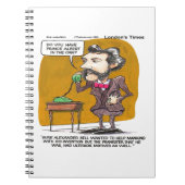 Rick London Funny Alexander Bell Phone Prank Notizblock (Vorderseite)