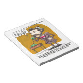 Rick London Funny Alexander Bell Phone Prank Notizblock (angewinkelt)