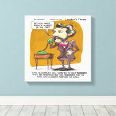 Rick London Funny Alexander Bell Phone Prank Print Leinwanddruck (Insitu (Holzboden))