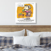 Rick London Funny Alexander Bell Phone Prank Print Leinwanddruck (Insitu (Schlafzimmer))