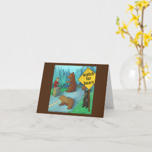 Rick London Funny Bear mit Watt Comic Karte