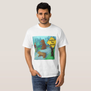 Rick London Funny Bears mit Watches Comic T-Shirt