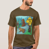 Rick London Funny Bears mit Watches Comic T-Shirt (Vorderseite)