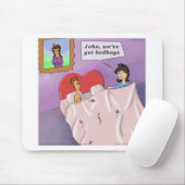 Rick London Funny Bedbugs Cartoon Mousepad (Mit Mouse)