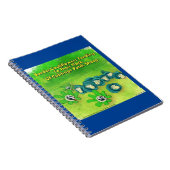 Rick London Funny Border Collie Blume Comic Notizblock (Rechte Seite)