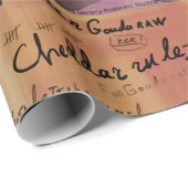 Rick London Funny Cheese Bathroom Comic Geschenkpapier (Rolleneckpunkt)