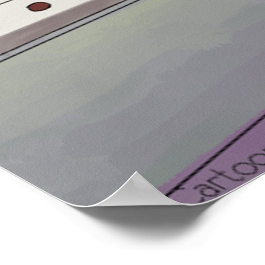 Rick London Funny Free Range Chicken Poster (Ecke)