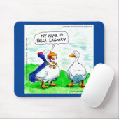 Rick London Funny Goose Vampire Wear Bells Mousepad (Mit Mouse)