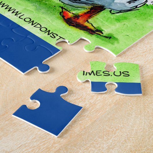 Rick London Funny Goose Vampire Wear Bells Puzzle (Seite)