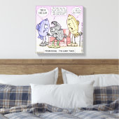 Rick London Funny Hindenburg Canvas Print Leinwanddruck (Insitu (Schlafzimmer))