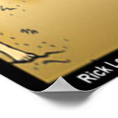 Rick London Funny Optical Illusion Optician Poster (Ecke)