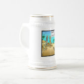 Rick London Funny Optometrist Illusion Bierglas (Vorderseite Links)