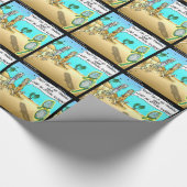 Rick London Funny Optometrist Illusion Geschenkpapier (Ecke)