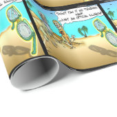 Rick London Funny Optometrist Illusion Geschenkpapier (Rolleneckpunkt)