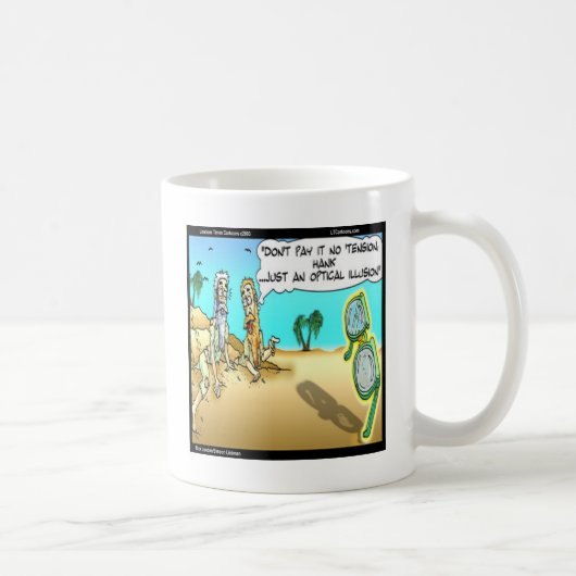 Rick London Funny Optometrist Illusion Kaffeetasse (Rechts)