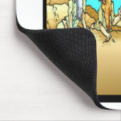 Rick London Funny Optometrist Illusion Mousepad (Ecke)