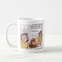 Rick London Funny Prehistorisches Coffee Comic