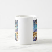 Rick London Funny Riding im dunklen Comic Kaffeetasse (Mittel)