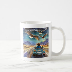 Rick London Funny Riding im dunklen Comic Kaffeetasse