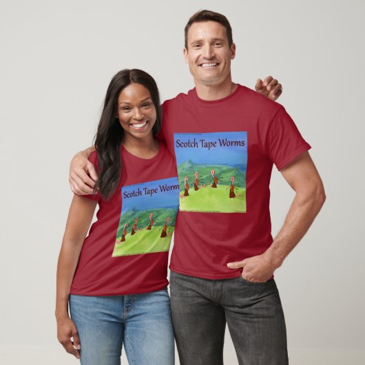 Rick London Funny Scottish Worms Comic T-Shirt (Unisex)