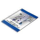 Rick London Funny Silverware Police Notizblock (Linke Seite)