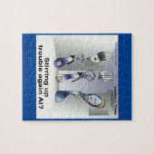 Rick London Funny Silverware Police Puzzle (Horizontal)