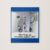 Rick London Funny Silverware Police Puzzle (Vertikal)