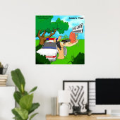 Rick London Funny Slug Traffic Polizist Poster (Heimbüro)