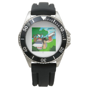 Rick London Funny Slug Traffic Polizist Watch Armbanduhr