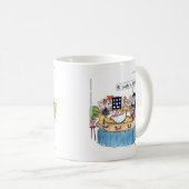 Rick London Funny So Natural Old Hippie Funeral Kaffeetasse (VorderseiteRechts)