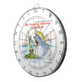 Rick London Funny Trump Shark Dartscheibe (Vorderseite rechts)
