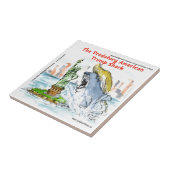 Rick London Funny Trump Shark Fliese (Seite)