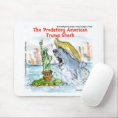 Rick London Funny Trump Shark Mousepad (Mit Mouse)