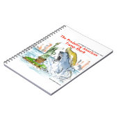 Rick London Funny Trump Shark Notizblock (Linke Seite)