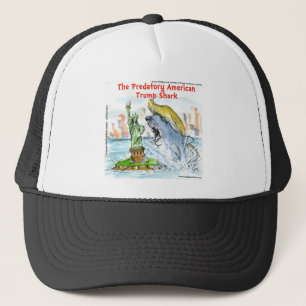 Rick London Funny Trump Shark Truckerkappe