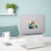 Rick London Funny Turkey Kosmetische Operation Com Aufkleber (Laptop auf Schreibtisch)