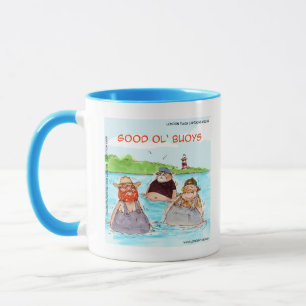 Rick London Good Ol' Buoys Lustiger Comic Tasse