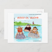 Rick London Good Ol'Buoys Funny Comic Postkarte (Vorne/Hinten)