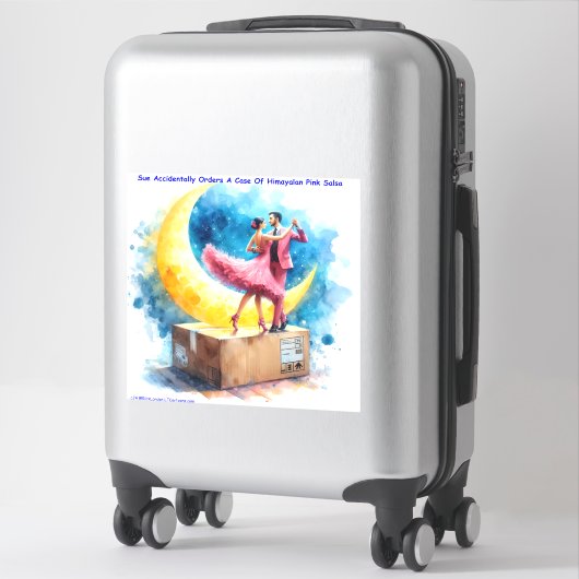 Rick London Himalayan Pink Salsa Funny Aufkleber (Koffer)