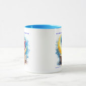 Rick London Himalayan Pink Salsa Funny Tasse (Zentrum)