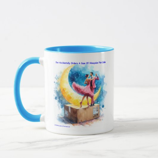 Rick London Himalayan Pink Salsa Funny Tasse (Links)