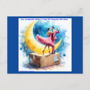 Rick London Himalayan Pink Salsa Lustig  Postkarte