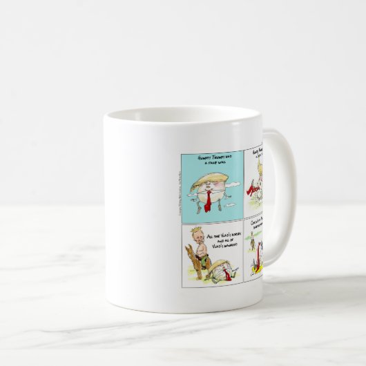Rick London "Humpty Trumpty" Funny Gifts Kaffeetasse (VorderseiteRechts)