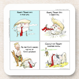 Rick London "Humpty Trumpty" Lustige Geschenke Untersetzer