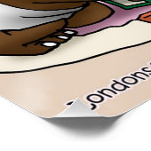 Rick London Irish Setter Comic Poster (Ecke)