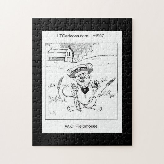 Rick London Lustige Feldmaus Comic Puzzle (Vertikal)