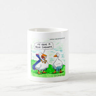 Rick London Lustige Gans Vampir mit Glocken Kaffeetasse