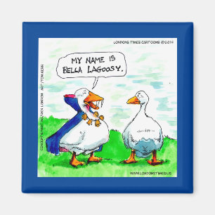 Rick London Lustige Gans Vampir mit Glocken Magnet