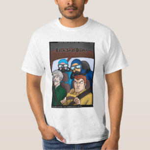 Rick London Lustige Taucher Comic T-Shirt